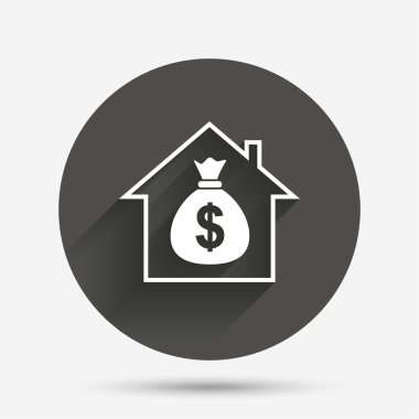 İpotek işareti simgesi.  