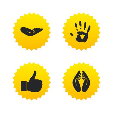 El simgeler. Başparmak gibi  