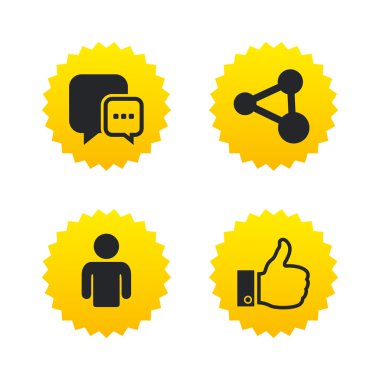 Sosyal medya simgeleri.  