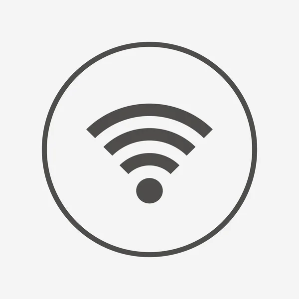 WiFi znak. Wi-fi symbol. — Wektor stockowy