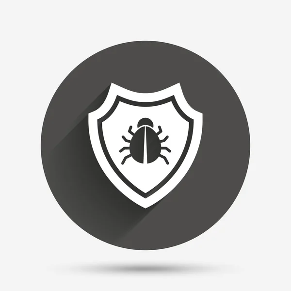 Icono de signo de escudo . — Vector de stock