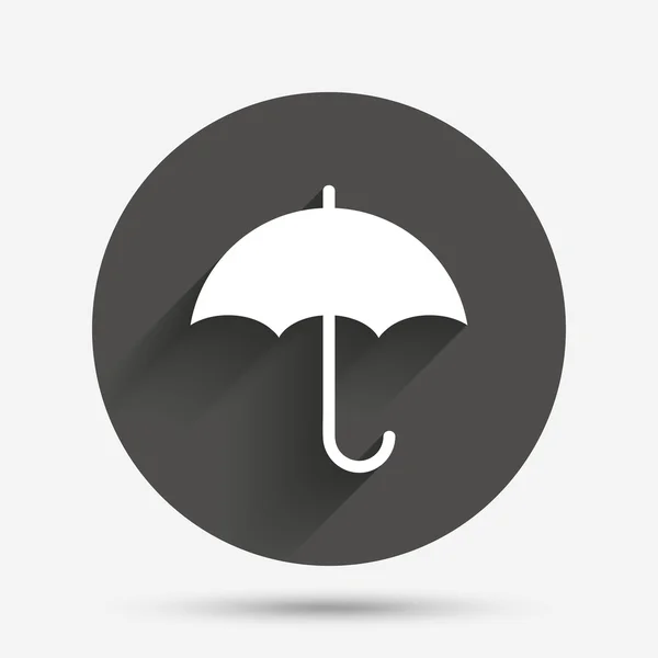 Paraply tecken ikonen. — Stock vektor