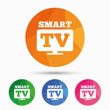Geniş ekran akıllı Tv işareti 