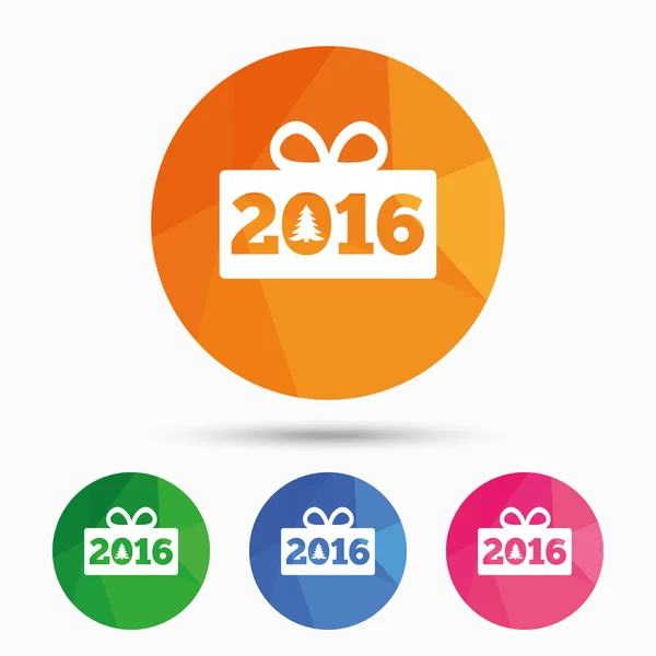 Happy new year 2016 signs — Stockvector