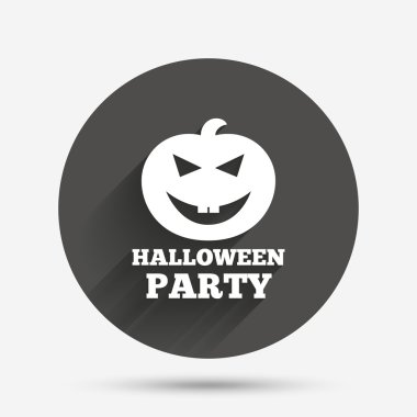 Cadılar Bayramı Balkabağı işareti simgesi. 