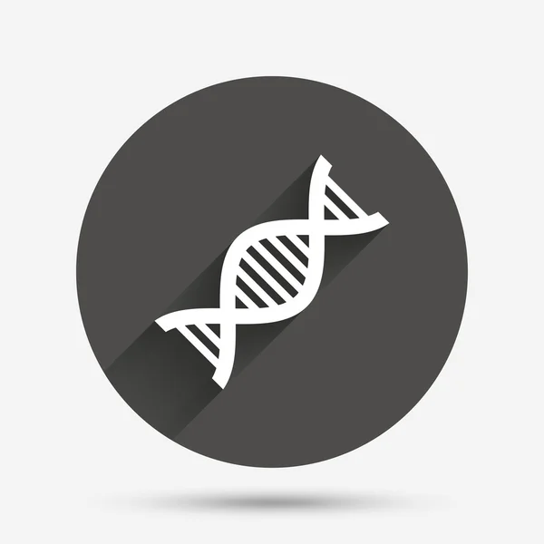 DNA sign icon. — Stock Vector