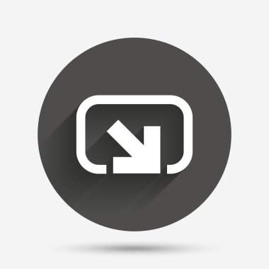 eylem işareti simgesi. sembol payı.