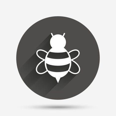 Arı işareti simgesi. Bal arısı  