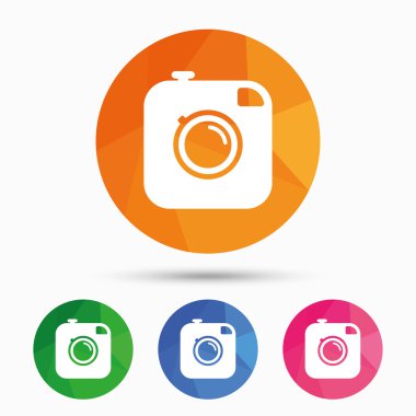 Yenilikçi fotoğraf kamera işareti 