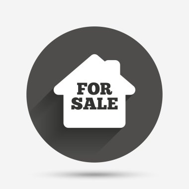 Satılık işareti simgesi.  