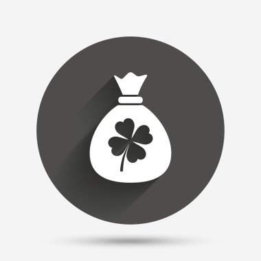 Para çantasını yonca işareti ile  