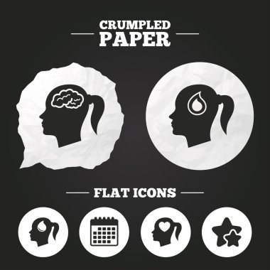 Beyin simgesiyle baş 