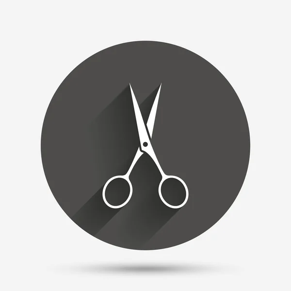 Scissors hairdresser sign icon. — Stock Vector