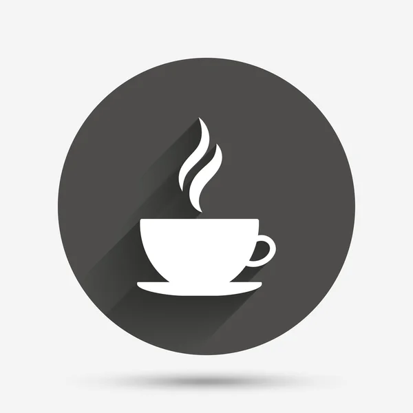 Taza de café icono signo . — Vector de stock