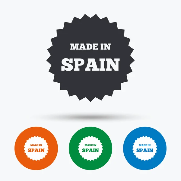 Made in espagne icône . — Image vectorielle