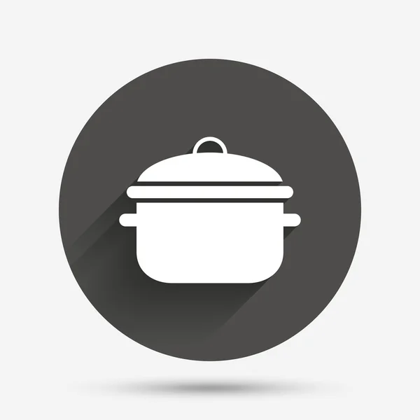 Cooking pan sign icon. — Stock Vector