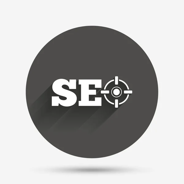 SEO sign icon. — Stock Vector