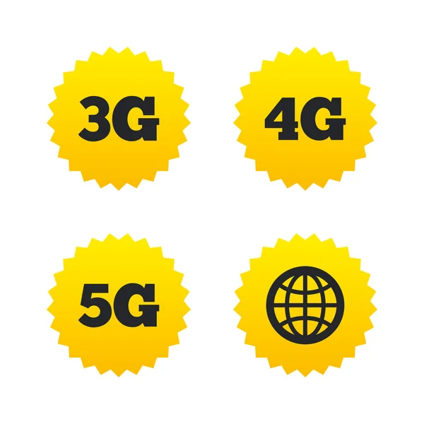 Icônes de télécommunications mobiles . — Image vectorielle