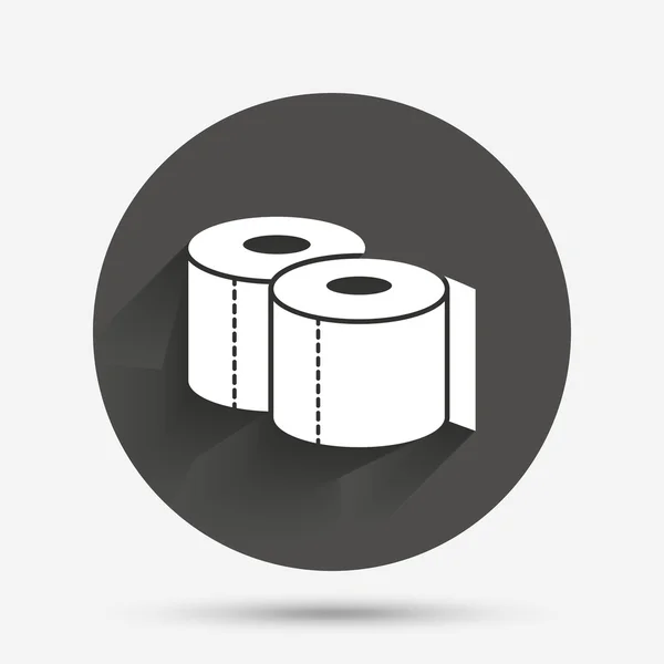 Toilettenpapier-Symbol. wc Roll-Symbol. — Stockvektor