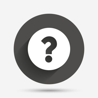 Soru işareti simgesi. yardım sembolü.