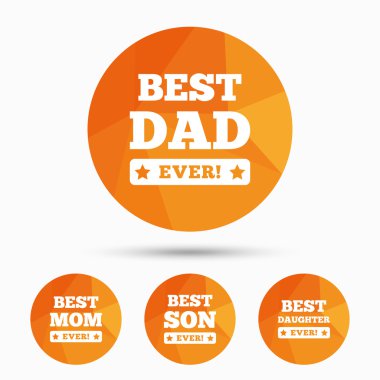 En iyi anne ve baba, oğlu, kızı 