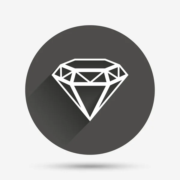 Diamantikonen tecken. — Stock vektor