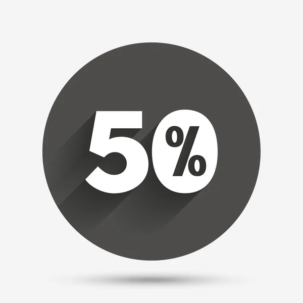 50 percent discount sign — Stock Vector