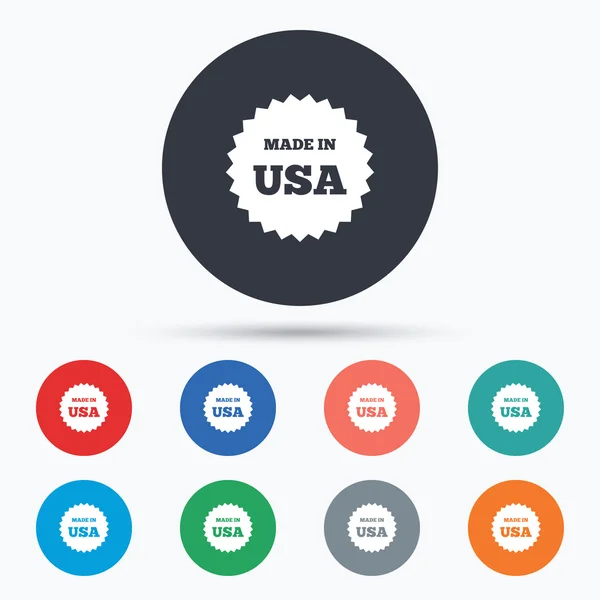 Made in the USA icon. — Stock Vector