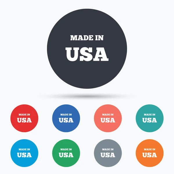 Made in the USA icon. — Stock Vector