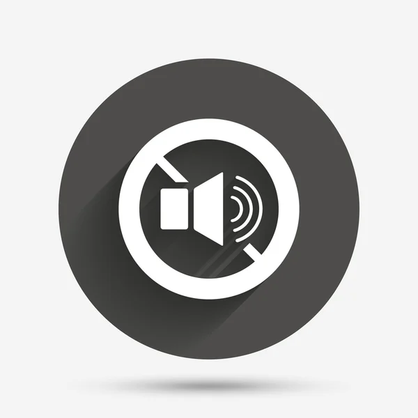 Signo de volumen del altavoz — Vector de stock