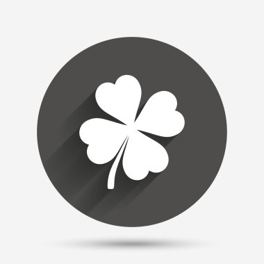 yonca dört yaprak işareti ile. 