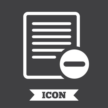 metin dosya işareti simgesi.  