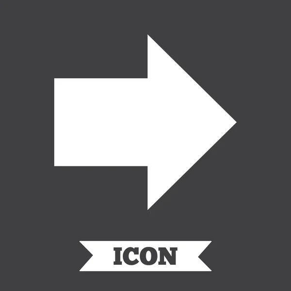 Signo de flecha icono. Siguiente botón . — Archivo Imágenes Vectoriales