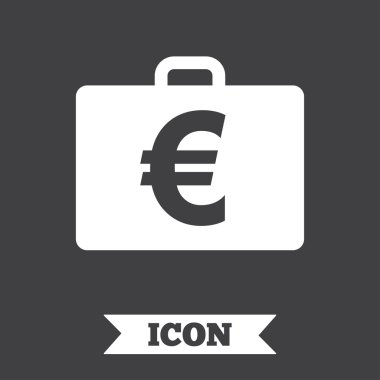 Euro Eur işareti ile durum.  