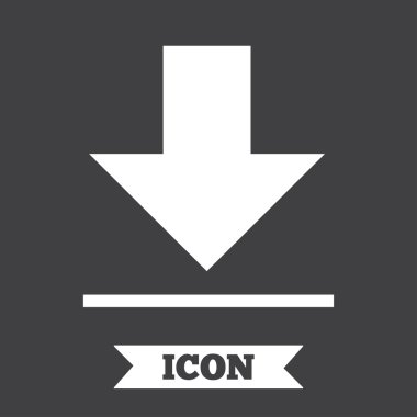 Download Icon. Yükle düğmesi.