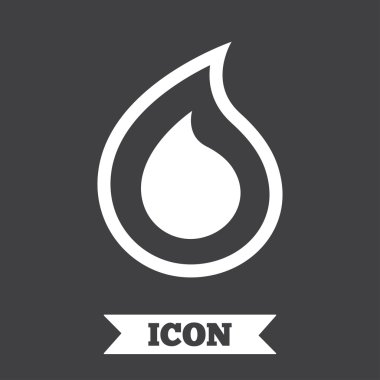 su damla işareti simgesi. simge gözyaşı.