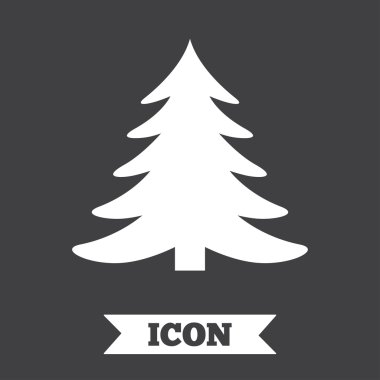 Noel ağacı işareti simgesi.  