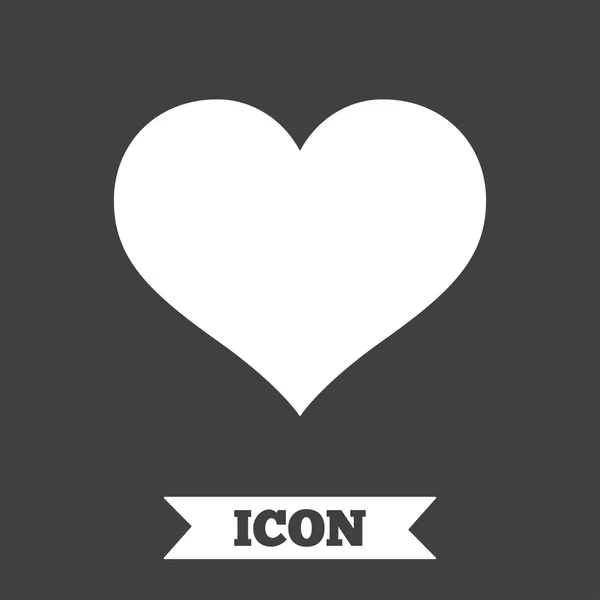 Love icon. Heart sign symbol. — Stock Vector