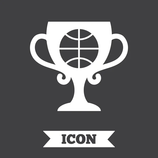 Icono de signo de baloncesto. Símbolo deportivo . — Vector de stock