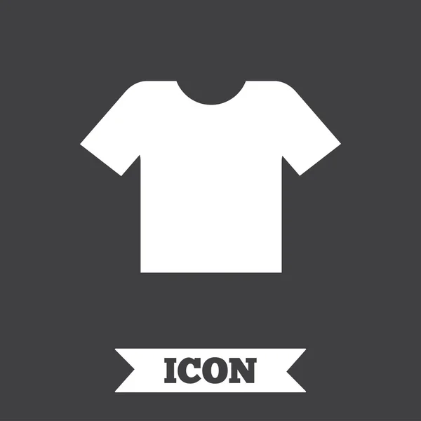 Ícone do sinal da T-shirt. Símbolo da roupa . —  Vetores de Stock