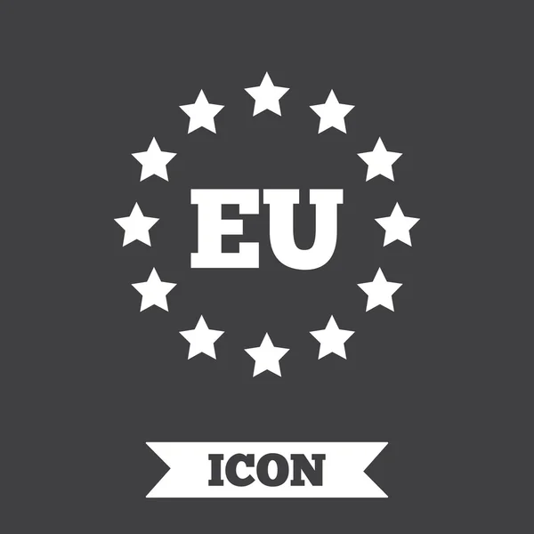 Икона Европейского союза. ЕС — стоковый вектор