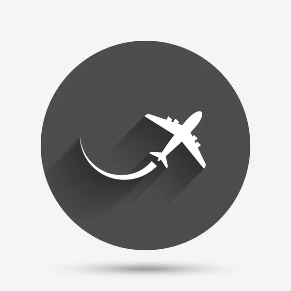 Airplane sign icon. Travel trip symbol. — Stock Vector