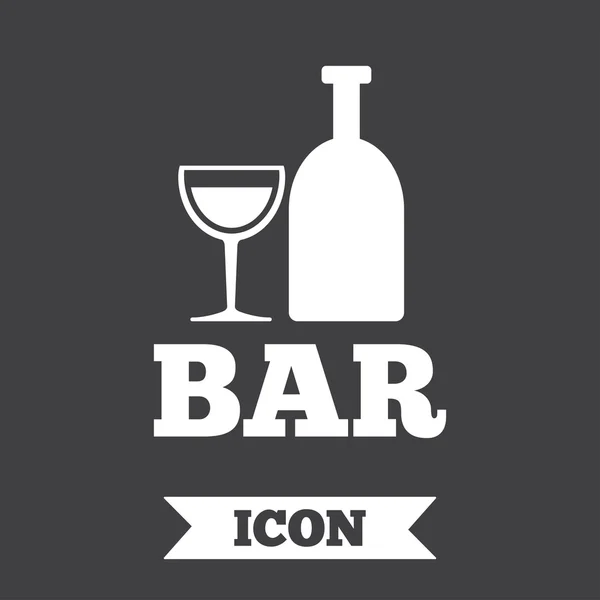 Ícone de sinal Bar ou Pub . —  Vetores de Stock