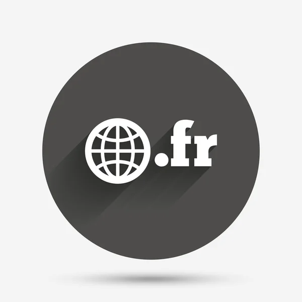 Domain FR sign icon. — Stock Vector