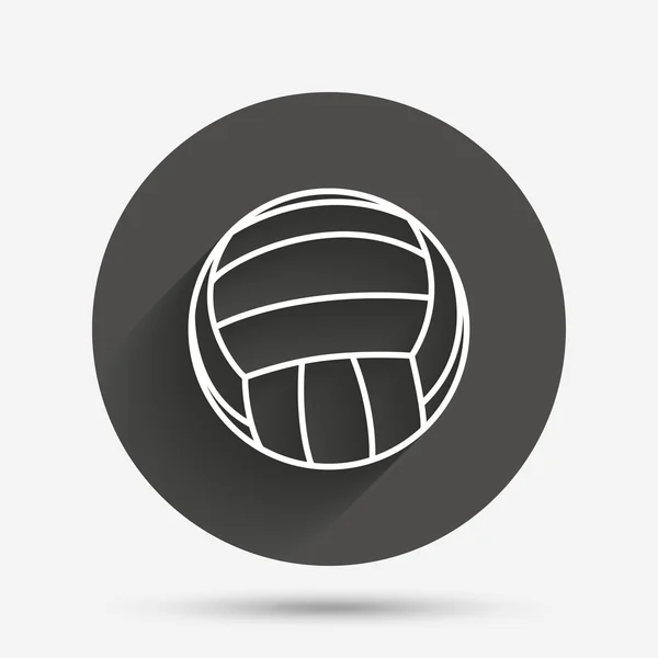 Volleyball-Ikone. Beachsport-Symbol. — Stockvektor