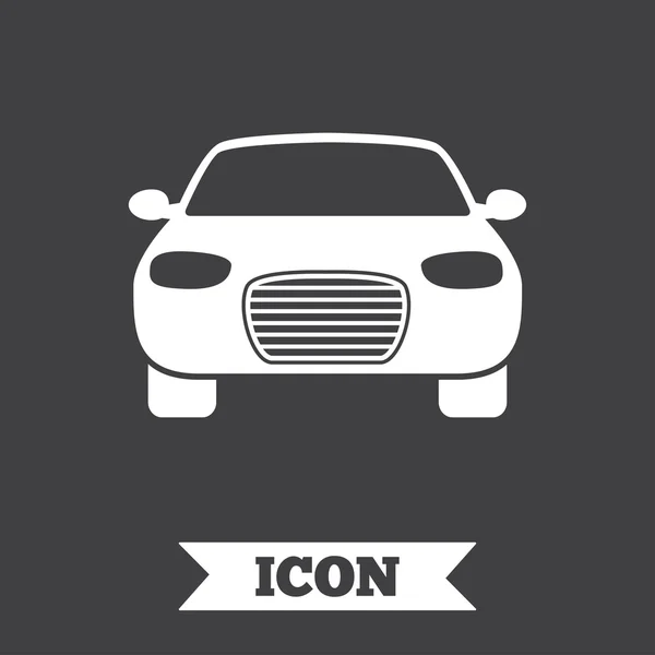 Icono de signo de coche . — Vector de stock