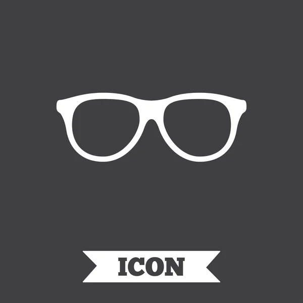 Retro glasses sign icon. — Stock Vector