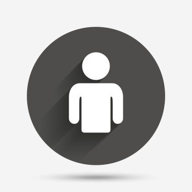 Kullanıcı işareti simgesi. kişi simgesi.