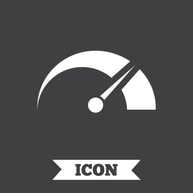 Takometre işareti simgesi. Devrim-counter simge.