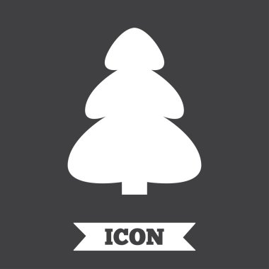 Noel ağacı işareti simgesi.  